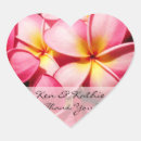 Search for plumeria wedding stickers Frangipani