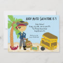 Search for treasure island invitations Skull