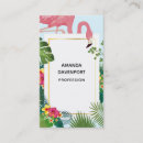 Search for pink flamingo business cards Trendy