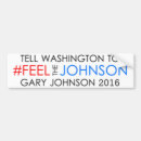 Search for johnson bumper stickers Election