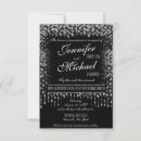 Search for silver stars wedding invitations Glitter