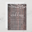 Search for rustic string lights wedding invitations Boho