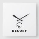 Search for acrylic clocks Square