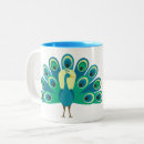 Search for peacock coffee mugs modern