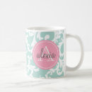 Search for mint green and pink mugs Elegant