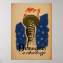 Search for democracy posters Vintage