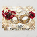 Search for mardi gras quinceanera invitations Mask