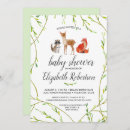 Search for rustic deer baby shower invitations Woodland forest animals