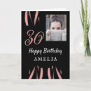 Search for her 30th birthday cards Black