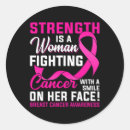 Search for fighting breast cancer stickers Strength