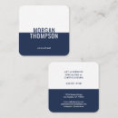 Search for blue and white business cards Masculine