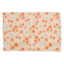 Search for bright orange pillowcases Floral