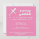 Search for pink aeroplane invitations Girl