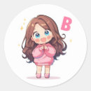 Search for the letter b stickers Girl