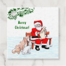 Search for santa claus favour tags Snow