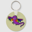 Search for fantasy dragon key rings Purple