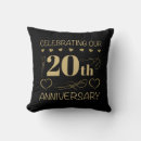 Search for 20th anniversary cushions Elegant