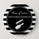 Search for stripes on white badges Trendy