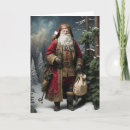 Search for victorian vintage christmas cards Santa