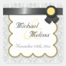 Search for yellow grey wedding stickers Trendy