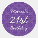 Search for round diamond stickers Purple