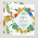 Search for bird of paradise wedding invitations Colourful