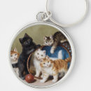 Search for kittens key rings Blue