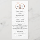 Search for blush pink wedding programmes Rose gold