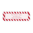 Search for candy cane return address labels Festive