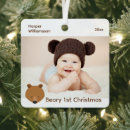 Search for baby bear christmas tree decorations Gender neutral
