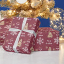 Search for maroon christmas wrapping paper Rustic