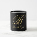 Search for hand lettered mugs Monogrammed