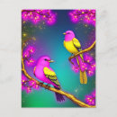 Search for fantasy birds postcards Ai generated
