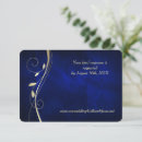 Search for deep blue invitations Colourful