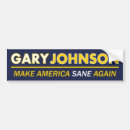 Search for johnson bumper stickers Gary