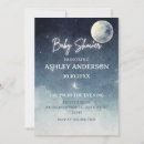 Search for moon and stars baby shower invitations Sky