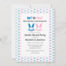 Search for bunny gender reveal invitations Baby shower