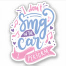 Search for girl singing stickers Funny
