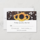 Search for sunflower wedding rsvp cards Western