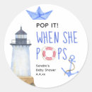 Search for nautical favor stickers Watercolor