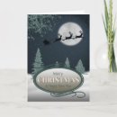 Search for snowy night christmas cards Sleigh