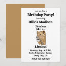 Search for big cat birthday invitations Lion