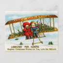 Search for airplane christmas cards Vintage