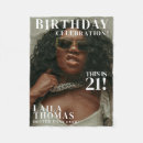 Search for birthday party blankets Stylish