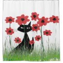 Search for black cat shower curtains Crazy cat lady