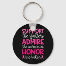 Search for admire key rings Breast cancer warrior