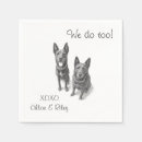 Search for pet cocktail wedding napkins Dogs