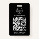 Search for qr code id badges Black