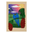 Search for tropical animal posters Blue