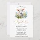 Search for lamb christening invitations Floral